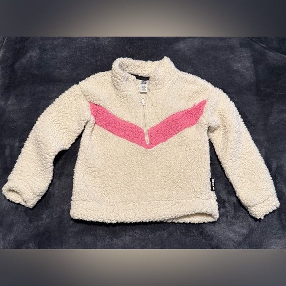 RBX Other - RBX Cream and Pink Kids Fleece Hoodie